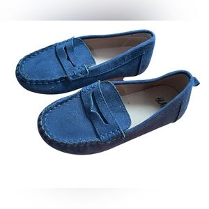 H&M Toddler navy blue  Loafers size 7.5 boxAL
